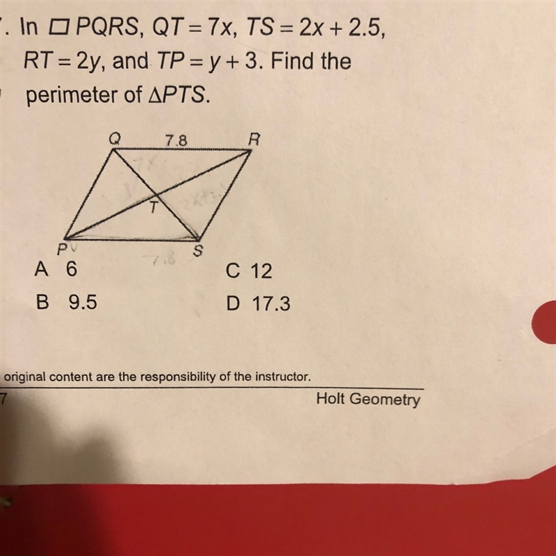 Need help on this geometry question. Please explain how you did it.-example-1