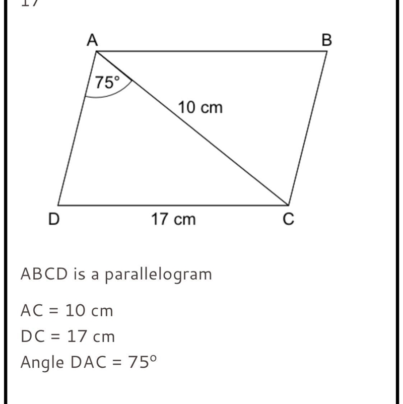 Help find area of parallelogram!!!-example-1