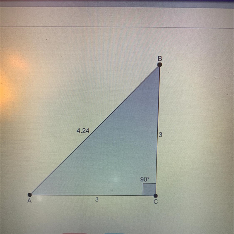 In this triangle, cosA/cosB = Random answers will be reported!-example-1