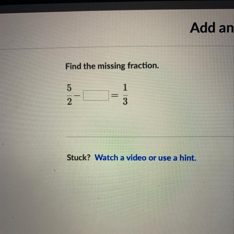 What is the missing fraction please help-example-1