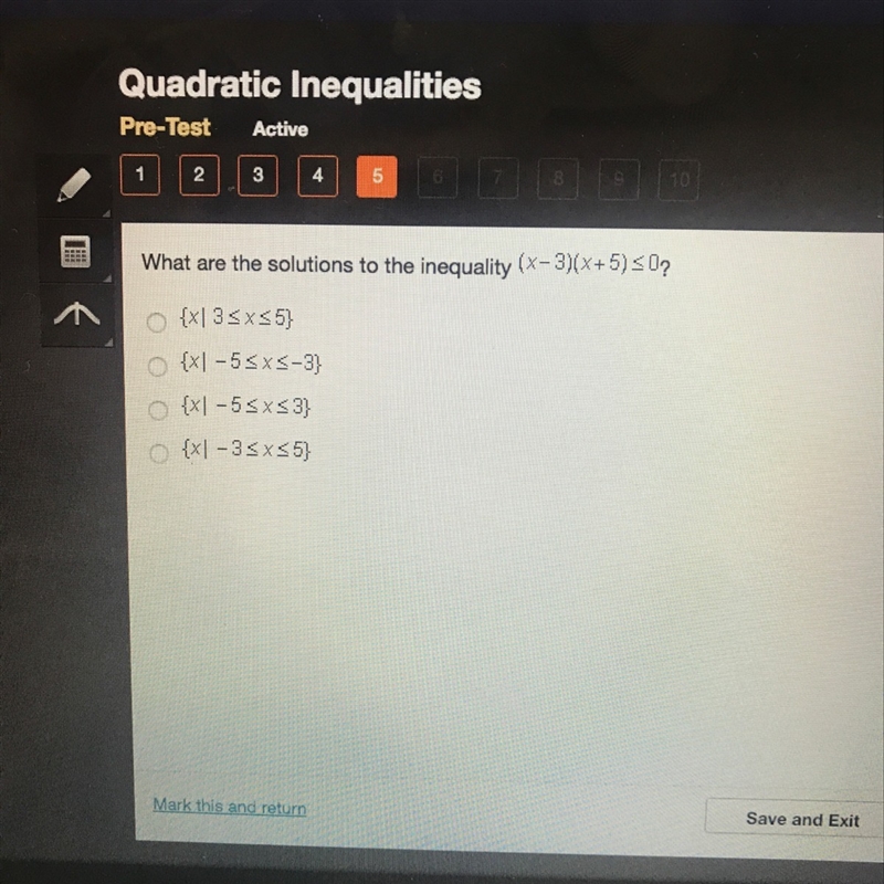 What are the solutions to the inequality?-example-1