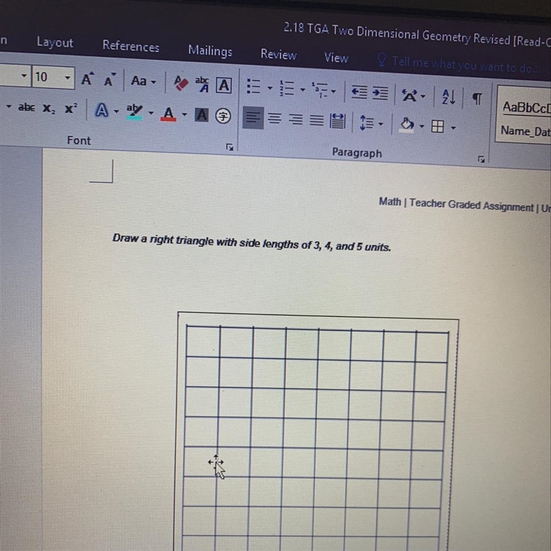 Draw a right triangle with side lengths 3,4 and 5-example-1