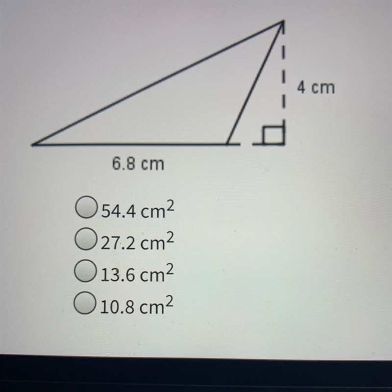 What is the area of the figure? The figure is not drawn to scale.-example-1