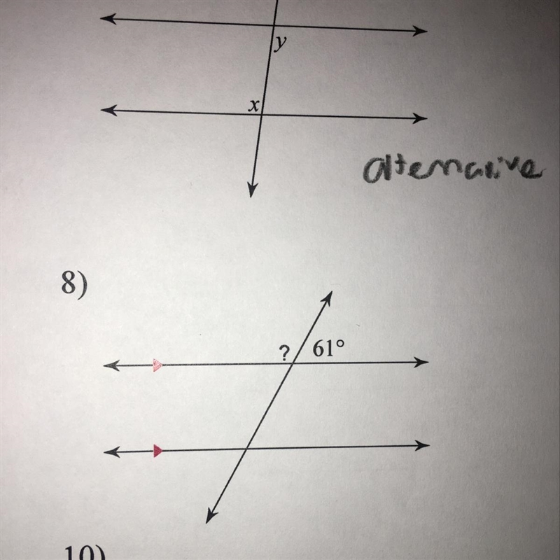 Find the measure of each angle indicated.-example-1