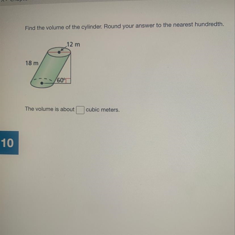 What is the volume of the cylinder?-example-1