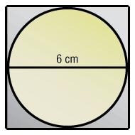 In the following diagram, a circle is inscribed in a square. How can you find the-example-2