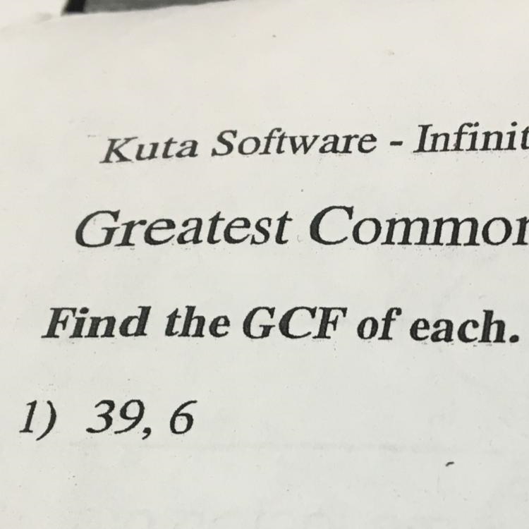 What is the Gcf for 39,6-example-1