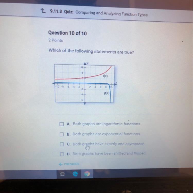 Which of the following statements are true-example-1