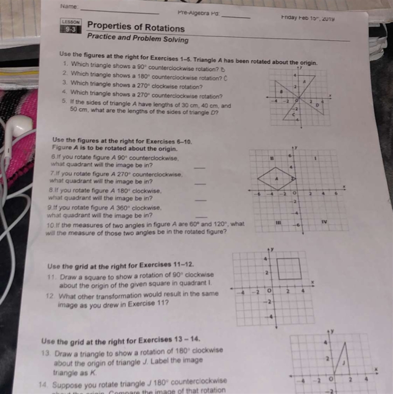 I NEED HELP ASAP ! it’s about lesson 9.3 PRE ALGEBRA.! please and thank you !-example-1