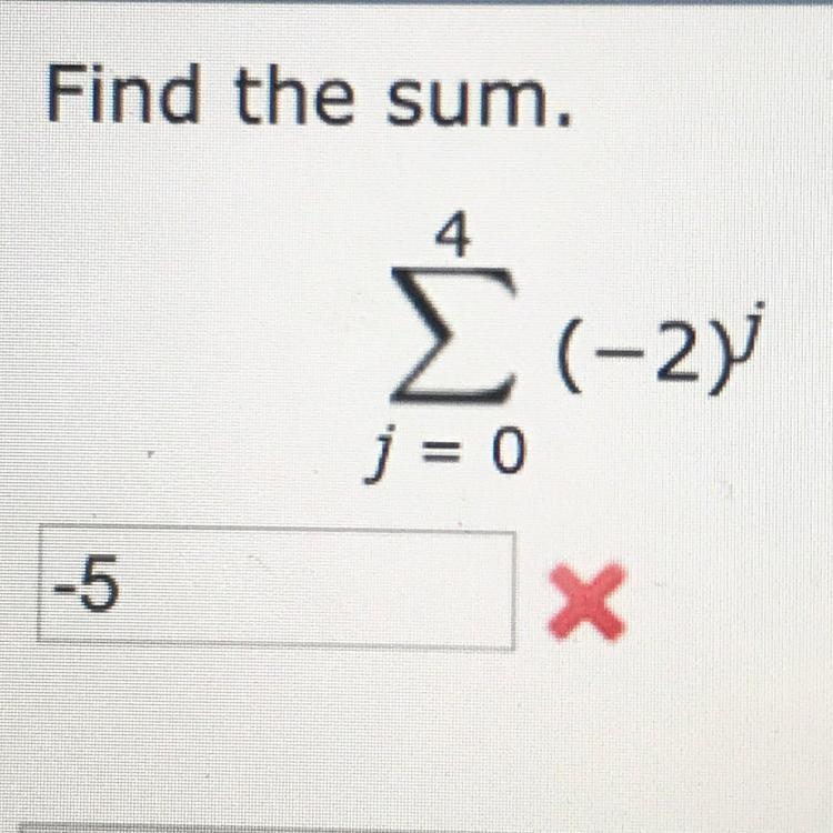 Find the sum precal I really need help I don’t know how to do it-example-1