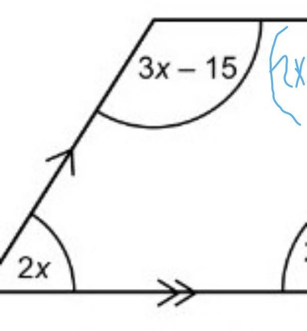 Work out value of X​-example-1