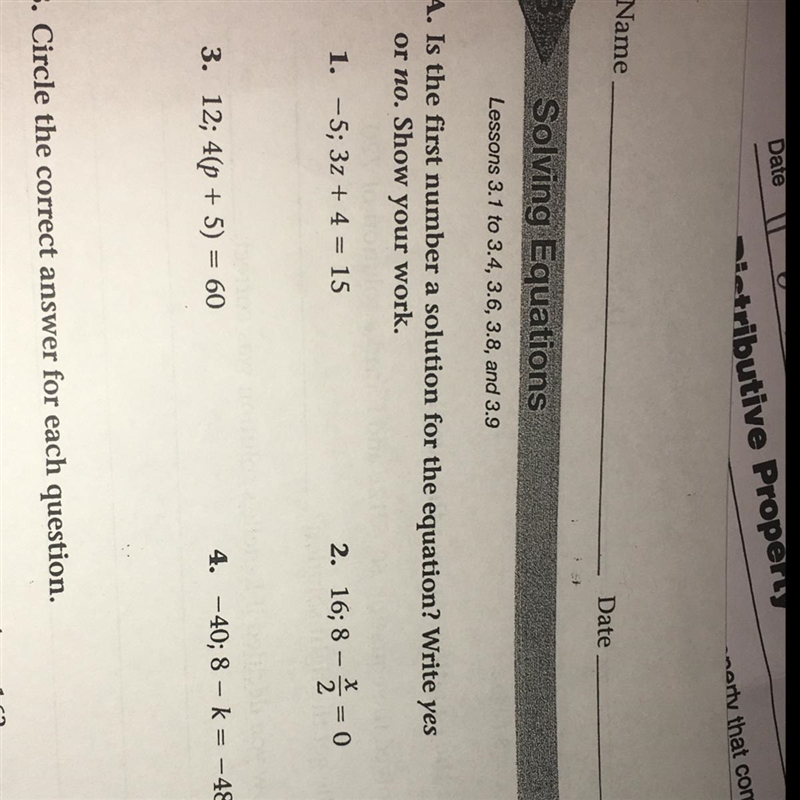 Can someone help me on 1, 2, 3 and 4 plz I really need help-example-1