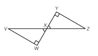 Determine whether the triangles are similar. If there is sufficient information to-example-1