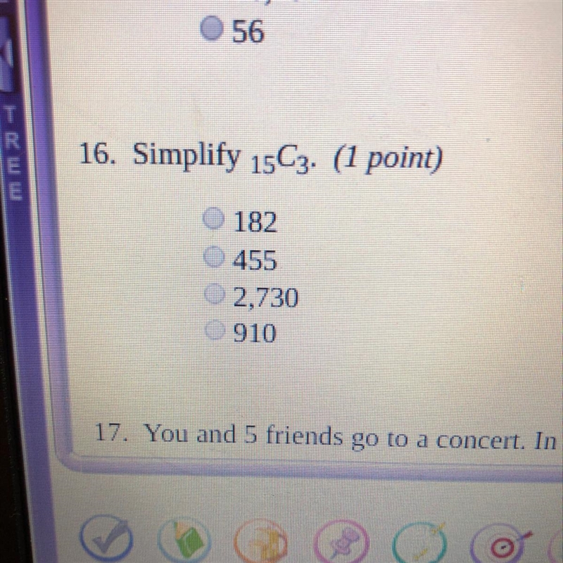 Simplify 15c3 please-example-1