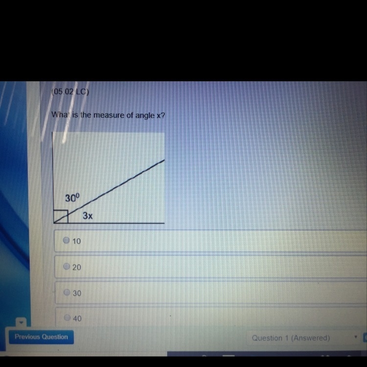 What is the measure of angle x help-example-1