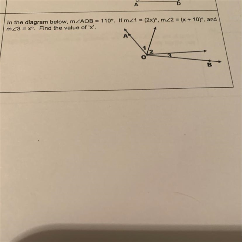 How do I solve this by finding x?-example-1