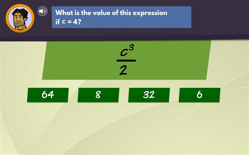 What is the value of this expression when c=4-example-1