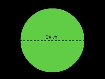 What is the area of the circle shown? Use 3.14 to approximate pi. Round your answer-example-1