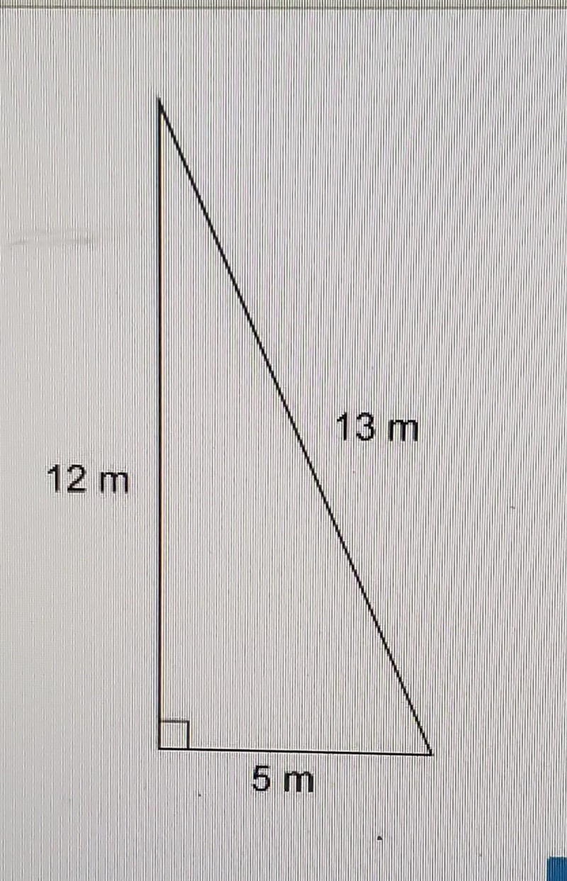 What is the Area of this Triangle? A. 17 m B. 30 m C. 60 m D. 120 m​-example-1