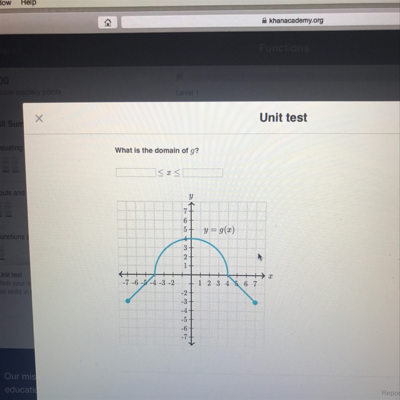 What is the domain of g-example-1