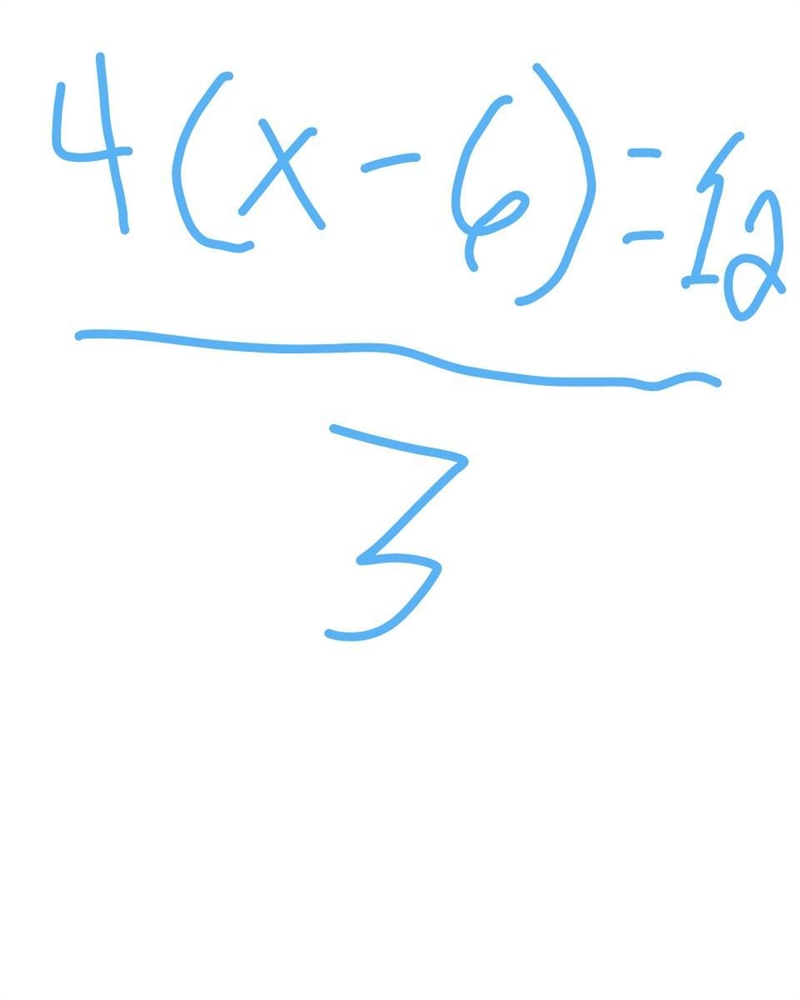 4(x-6)/3=12 how do I slove this ​-example-1