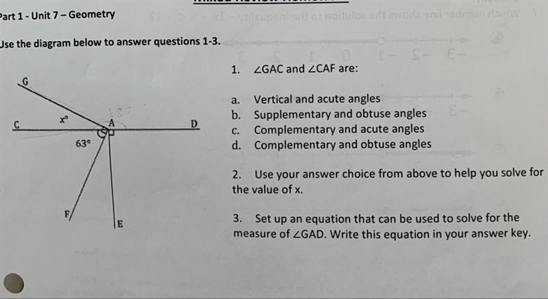 Use the diagram below to answer questions 1-3-example-1