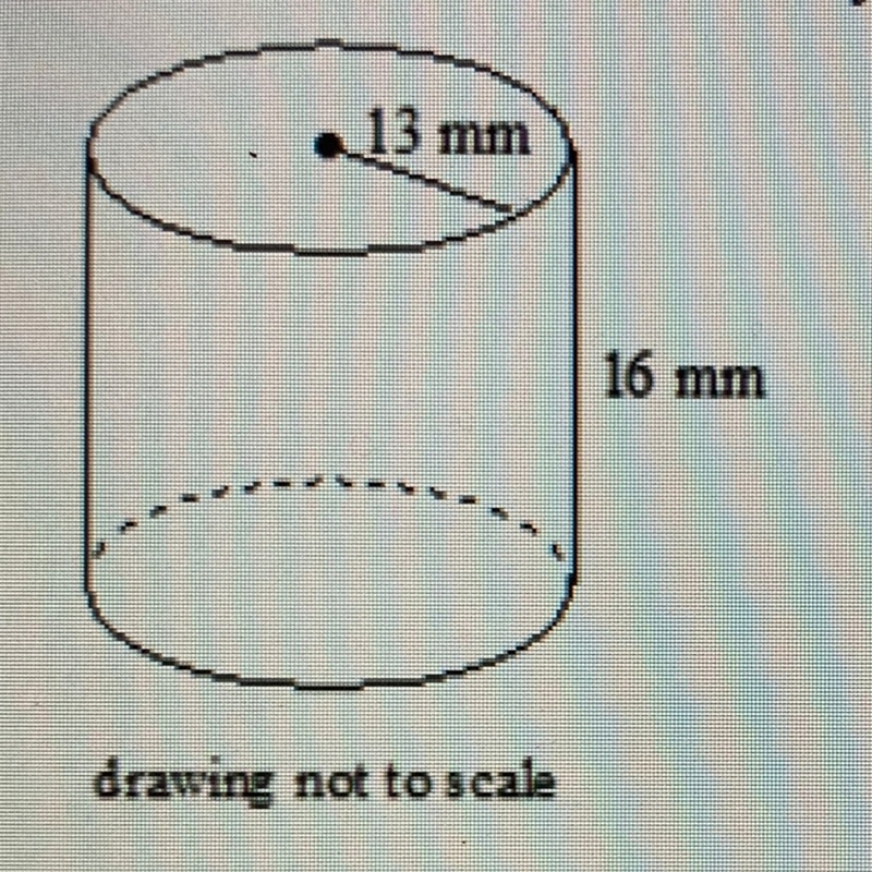 Find the volume of the cylinder A-16990 B-8491 C-4247 D-2369-example-1