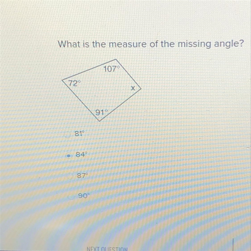 What is the measure of the missing angle-example-1