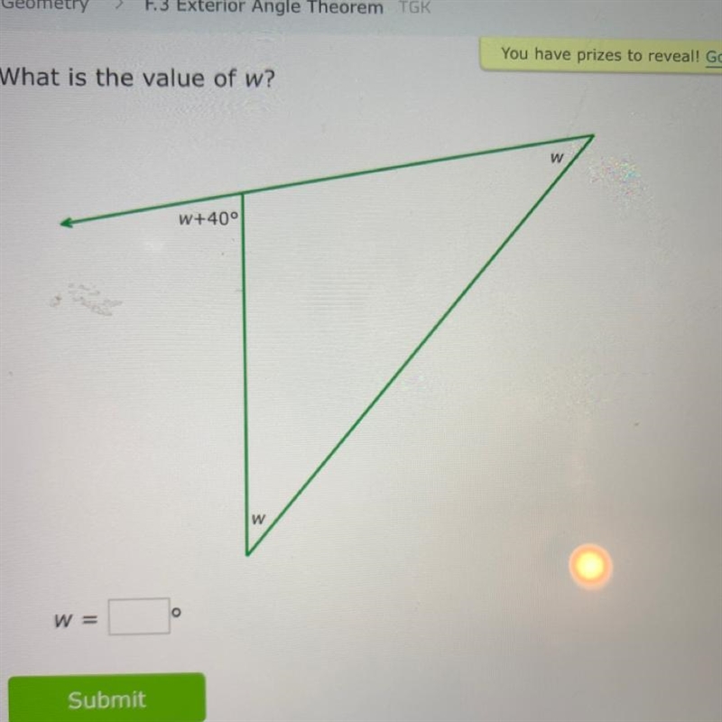 What is the value of w-example-1