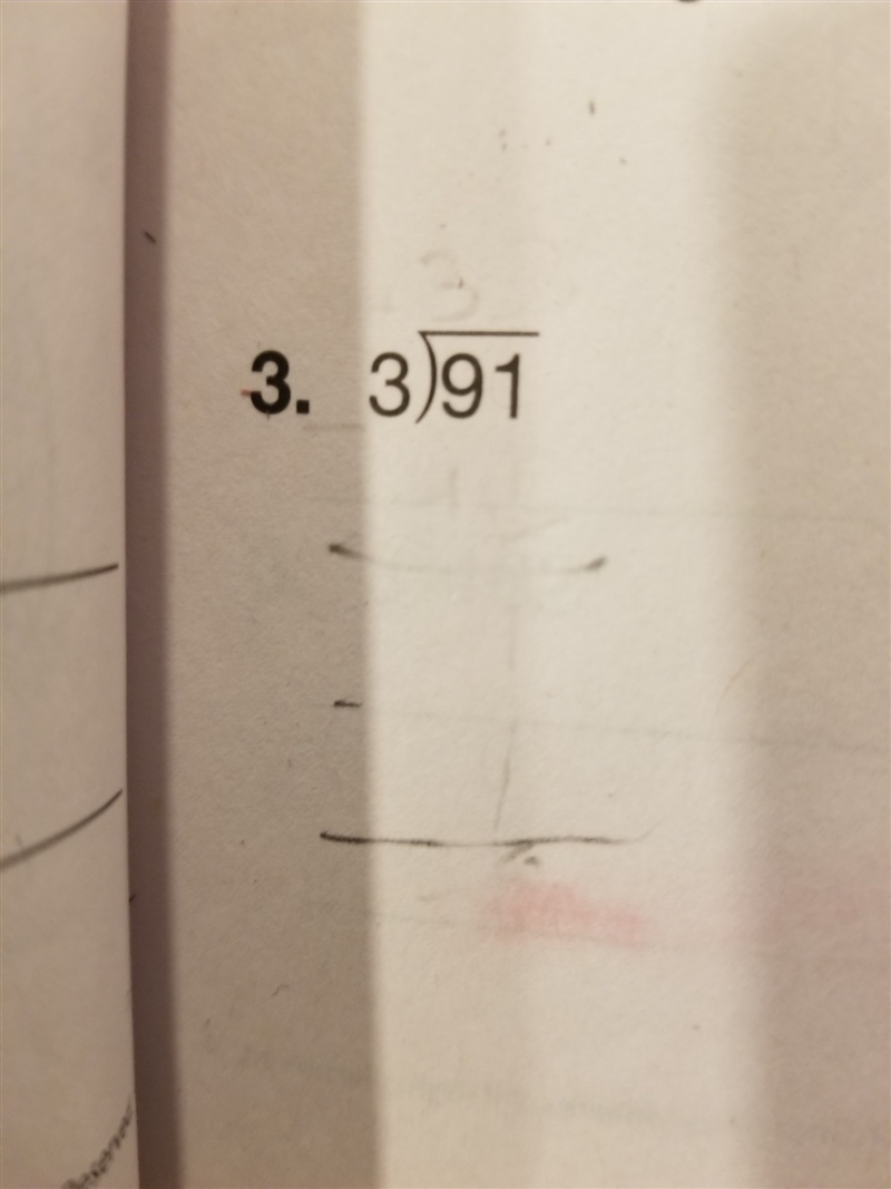 3 divided by 91 lond division remainder-example-1