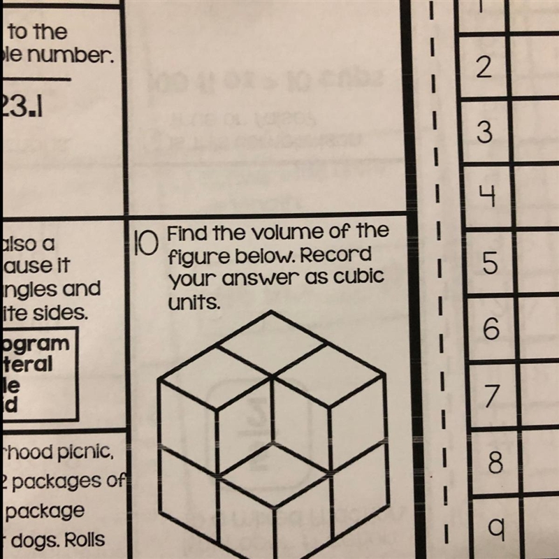 Find the volume of the figure below.-example-1