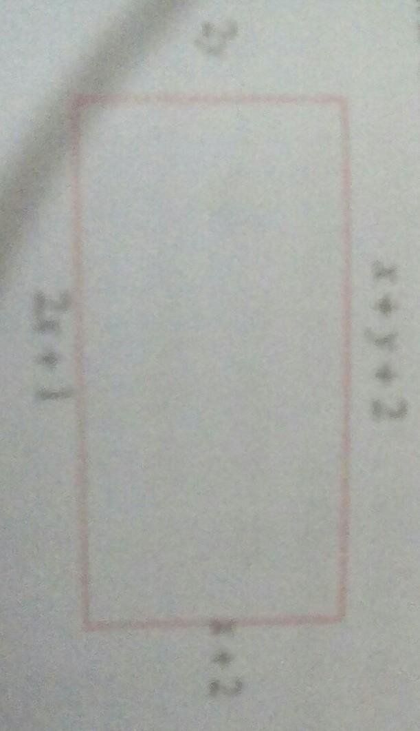 Find the perimeter, in cm, of the rectangle shown in the picture please. (Simultaneous-example-1