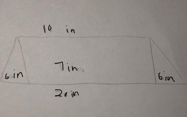 What is the total area! Pls help! Formula: A=1/2bh for triangle and A=bh for rectangle-example-1