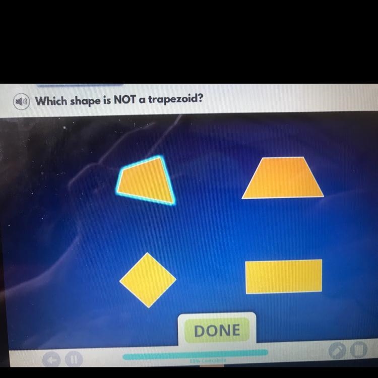 Which is NOT a trapezoid?-example-1