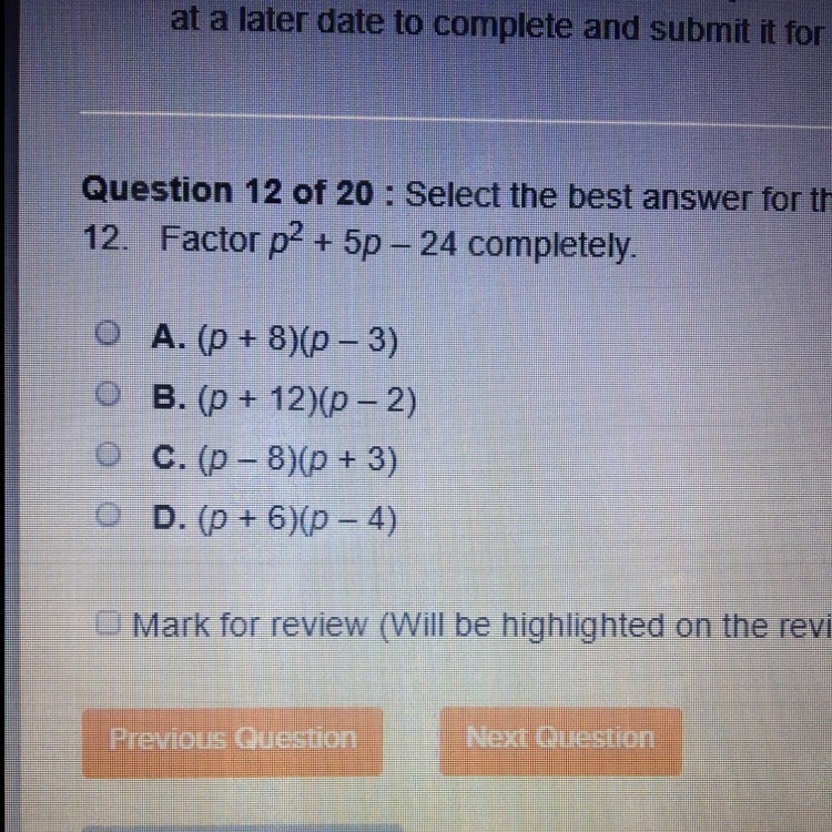 Factor p2+5p-24 completely-example-1