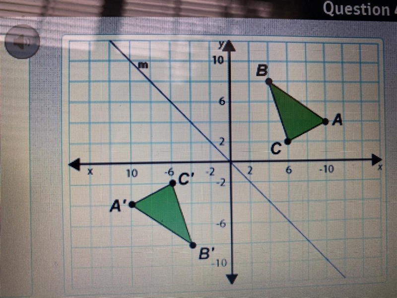 What is the best description of the transformation of pre-image ABC to image A’ B-example-1