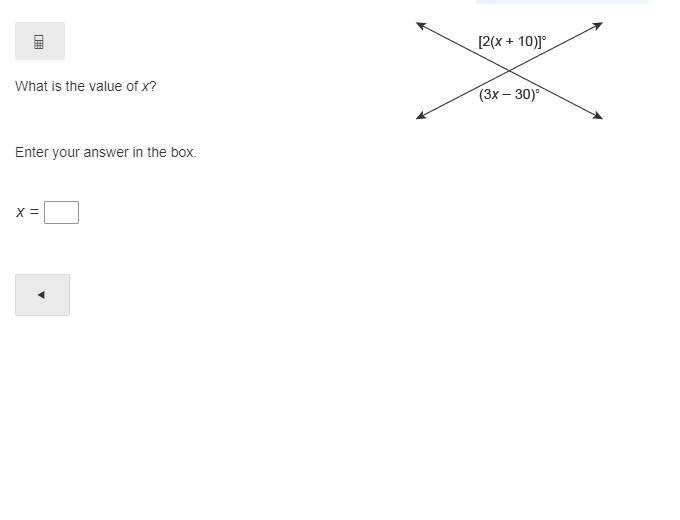 What is the value of x? Enter your answer in the box.-example-1