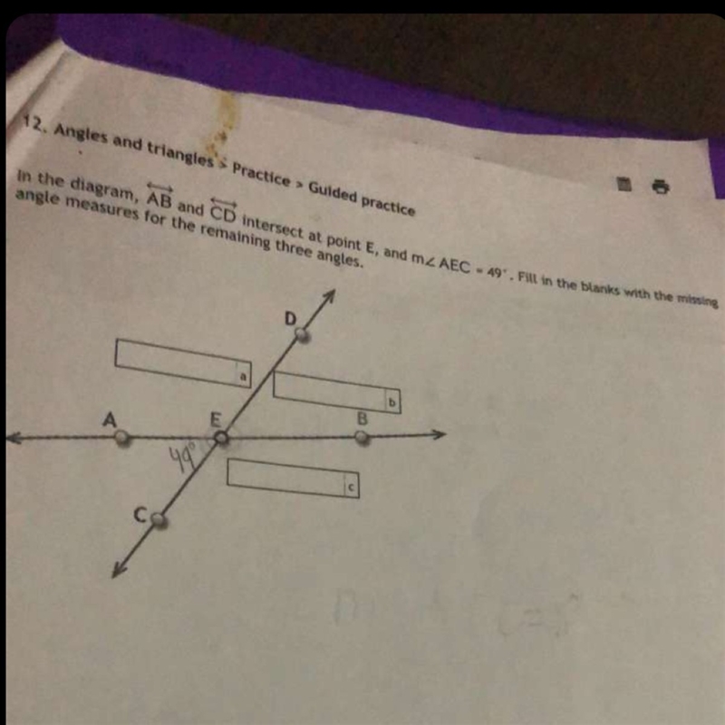 What is the missing angel measures for the remaining three angel-example-1