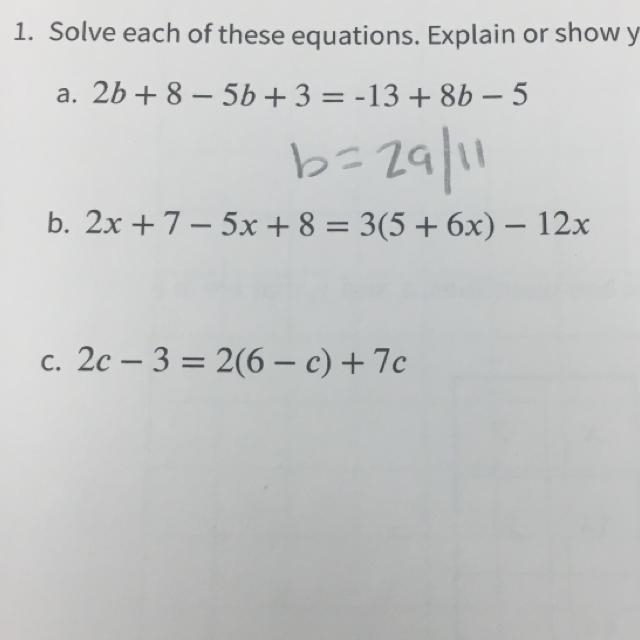 What is x and c for letters b and c-example-1