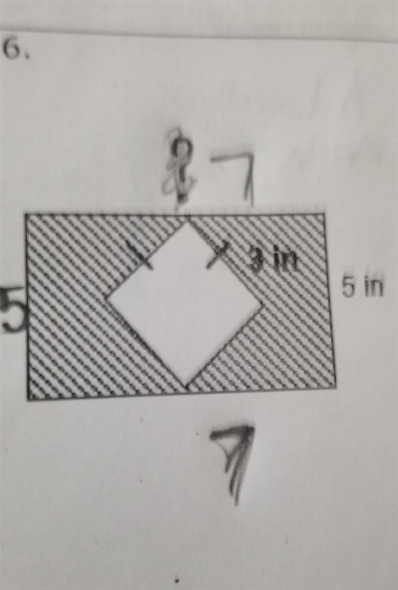 Find the shaded AREA​-example-1