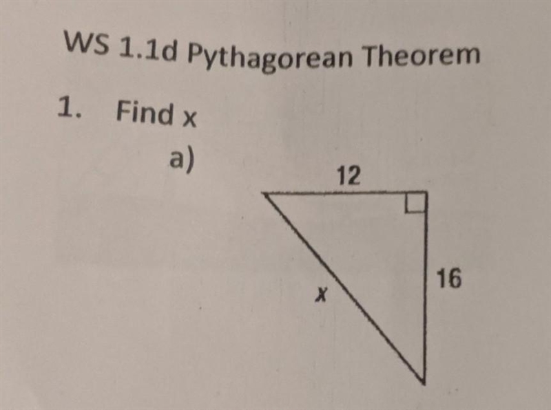 Pythagorean Theorem! I slacked off very the Weekend trying to sleep cause I've been-example-1