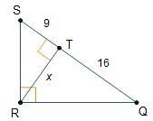 What is the value of x? 12 units 15 units 20 units 25 units-example-1