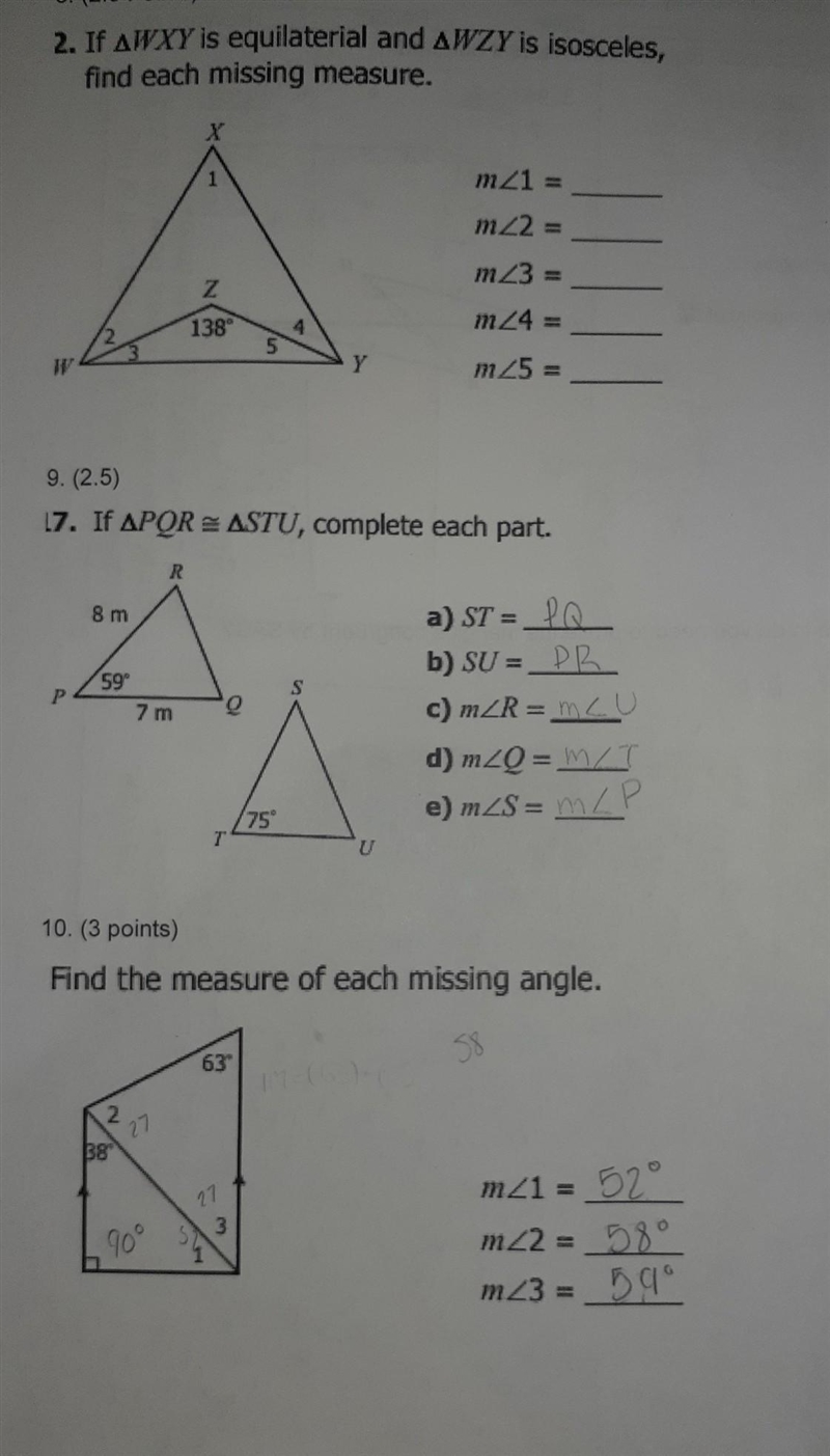 Does anyone know if my answers are correct and I need help with the one I have not-example-1