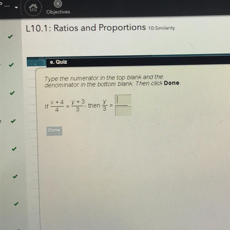 If x+4/4 =y+3/3 then y/3=-example-1