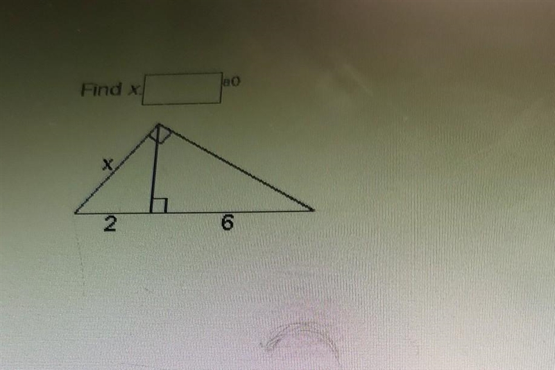 Find x. I need the equation ​-example-1