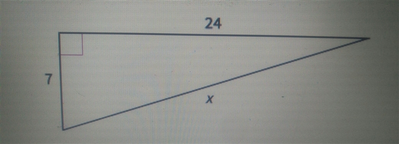 PLEASE HELP!!! A.S.A.P!! The Pythagorean Theorem, Right Triangles Trigonometry What-example-1