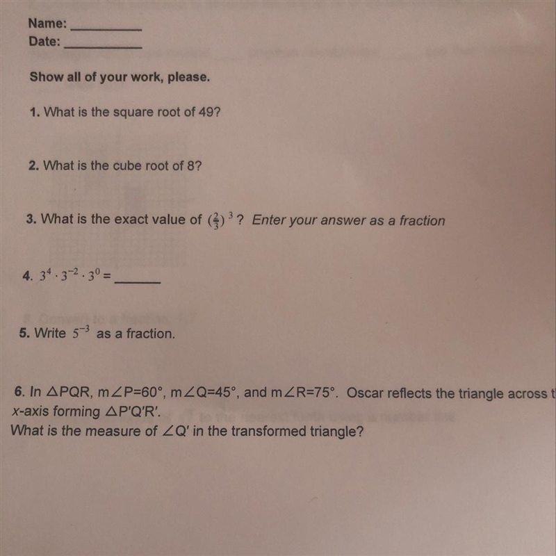 War your work, please. 1. What is the square root of 497 2. What is the cube root-example-1