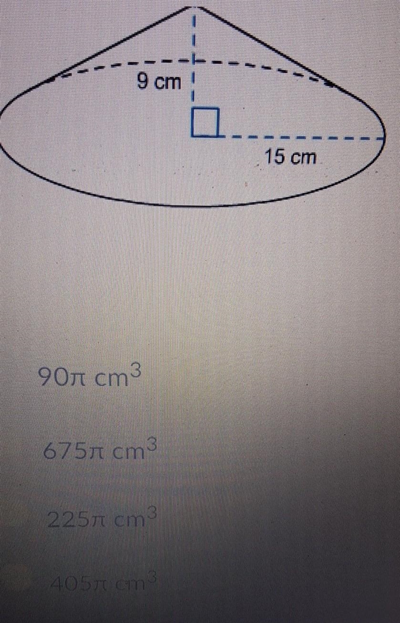 What is the exact volume of the cone​-example-1