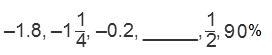 Consider these numbers, ordered from least to greatest. Which values could correctly-example-1