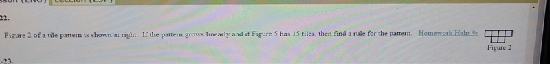 so I don't understand how I'm supposed to find the pattern rule. all I know is figure-example-1